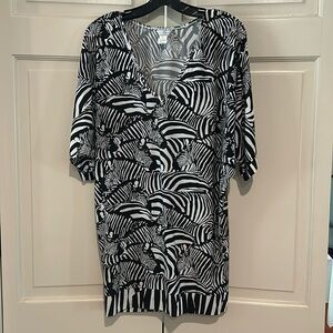 Fun zebra print Trina Turk dress